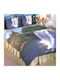 Viopros Set Coverlet Single Cotton 160x240cm