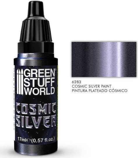 Green Stuff World Modellbau Farbe Silver 17ml