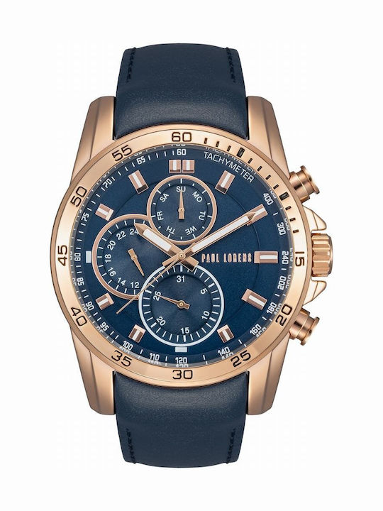 Paul Lorens Мъжки Часовник 47mm На Батерия със ...