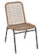Outdoor Chair Aluminum Spano Anthracite-beige 2pcs 46x59x80cm