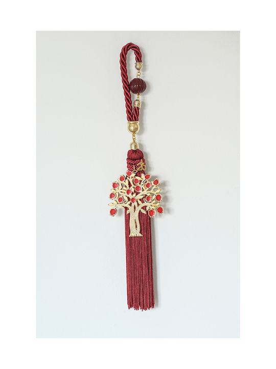 Hanging Lucky Charm Pomegranate Red made of Metal 2026 1pcs