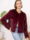 Cuca Blazer pentru femei Sacou Bordeaux
