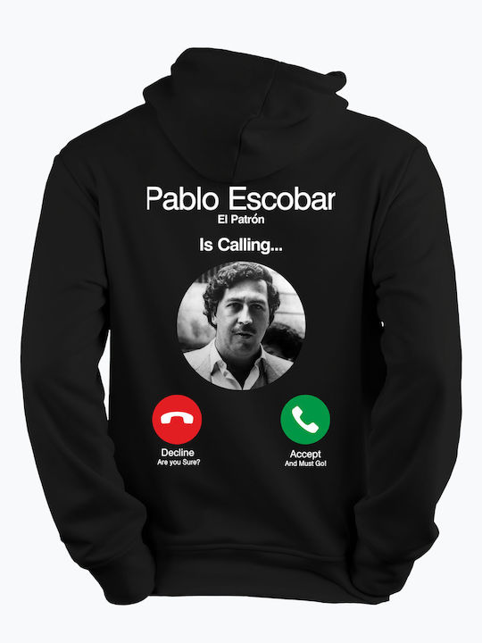 Φούτερ Pablo Escobar Mff050-μαύρο