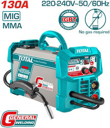 Total Welding Inverter 130A MMA / MIG / MAG / FCAW Total Welding Inverter 130A MMA / MIG / MAG / FCAW
