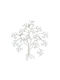 InTheBox Wall Decor Maram Deco White Made of Metal 59.69x0.64x64.77cm 4 Pieces