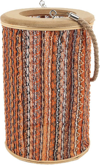 Espiel Laterne Hölzernes Orange 20x30x30.5cm 1Stück