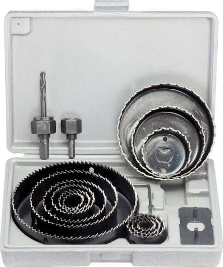 MTX Σετ Ποτηροπρίονα με Διάμετρο από 19mm έως 127mm για Ξύλο, Μέταλλο, Μπετό και Πλαστικό