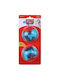 Kong Squeez Action Ball Dog Toy Chewing Made of Rubber With Sound Medium 8.5cm Red 2 Pieces