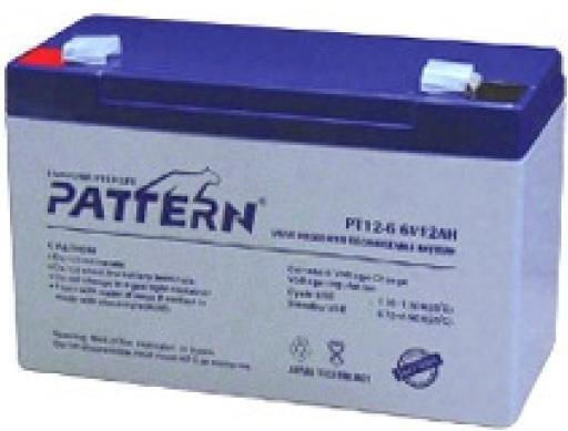 Pattern Battery PT12-6 UPS Battery with Capacity 12Ah and Voltage 6V 1pcs