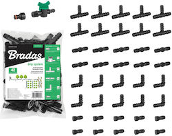 Bradas Zubehörsatz Tropfbewässerungsarmaturen 16mm Verbinder Ventil T-Stücke Bögen Dichtungen 42 Elemente Bradas Bradas Zubehörsatz Tropfbewässerungsarmaturen 16mm Verbinder Ventil T-Stücke Bögen Dichtungen 42 Elemente Bradas