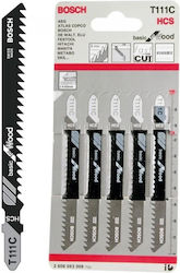Bosch T111C Lame Pentru Fierăstrău Pendular De Lemn 5 Bucăți Bosch T111C Lame Pentru Fierăstrău Pendular De Lemn 5 Bucăți