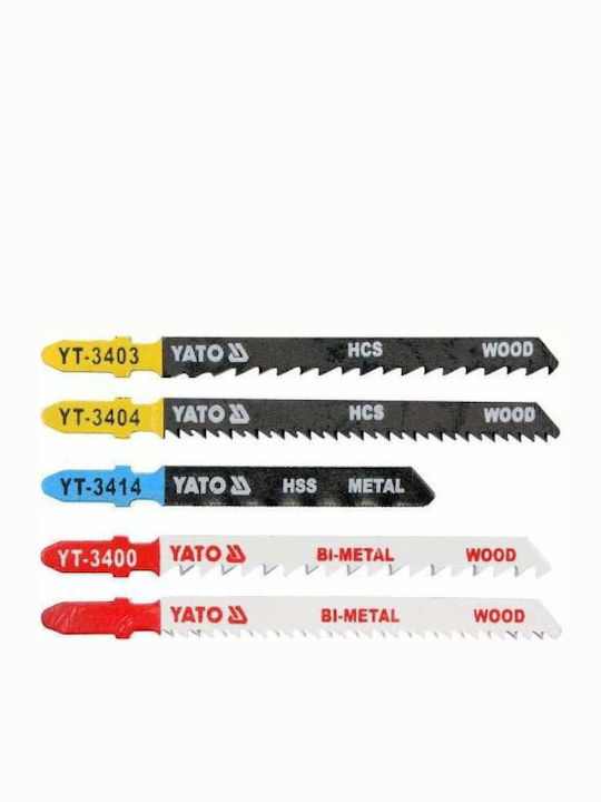 Yato YT-3445 Λάμες BI-Metal για Μέταλλο και Ξύλο 130mm 5τμχ