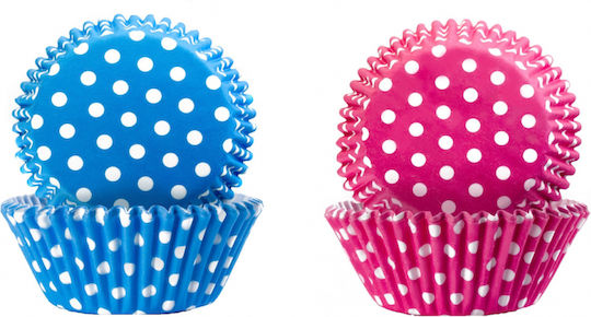 Ibili Set mit 100 Ibili Muffin-Formen, Papier, 7,5x3,5 cm, mehrfarbig