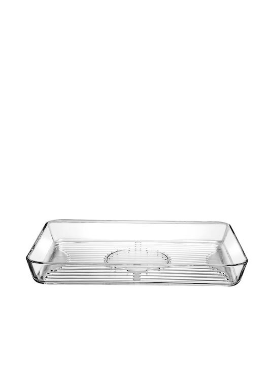 Pasabahce Fontene Rechteckig Feuerfestes Geschirr Glas 40x27x5cm 1Stück