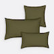 La Redoute Interieurs Kissenbezug-Set Khaki 60x40cm.