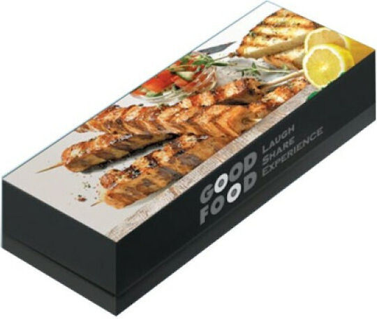 Set von 10 Boxen Steakhaus 25x7.5x4cm Good Food