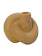 Espiel Candle Holder Ceramic in Orange Color 12x10.5x11cm 1pcs