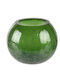 Art et Lumiere Set of Candle Holders Glass suitable for Tealights in Green Color 7.5x7.5x6.5cm 2pcs