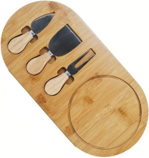 Platou de Servire pentru Brânzeturi Lemn 36x18x1.5buc 1buc