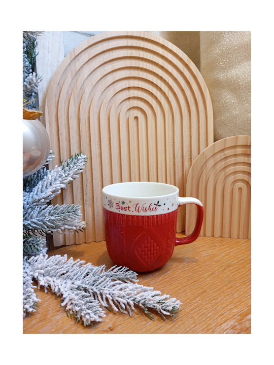 By Anastasia's Art Creations Becher Keramik Rot