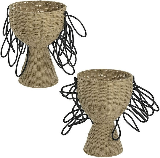 Inart Natural Wicker Decorative Basket