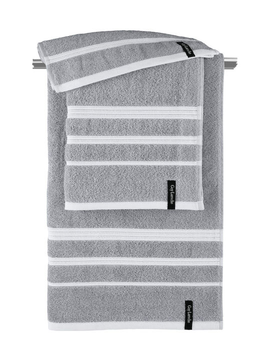 Guy Laroche Bath Towel Set 3 pcs Sofrano Gray W...