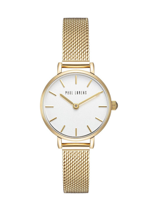 Paul Lorens Women's Watch with Gold Metal Bracelet