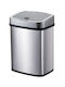 Home Use Waste Bin Waste made of Stainless Steel with Photocell Silver 15lt 1pcs