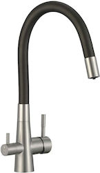 Laveo Riveco Kitchen Faucet Flexible Black Laveo Riveco Kitchen Faucet Flexible Black