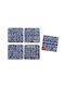 Suporturi pentru pahare Lemn 10x10cm 4buc