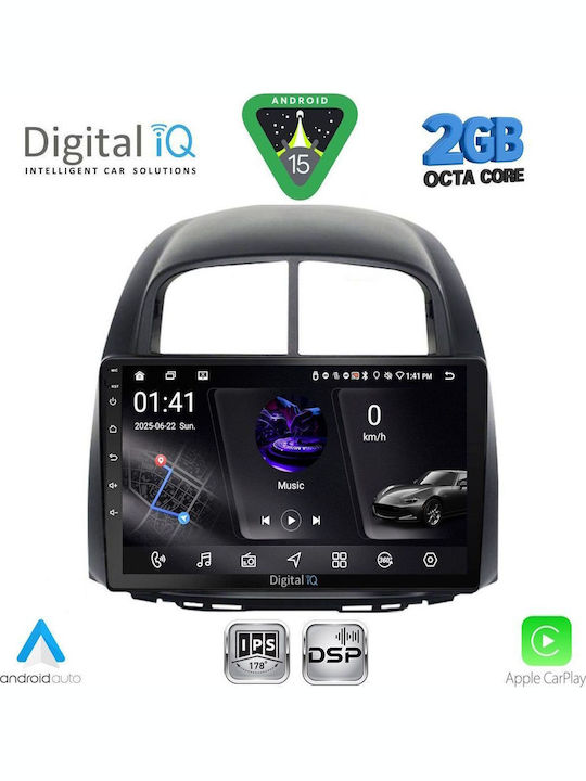 Digital IQ Car Audio System for Daihatsu Sirion 2006-2012 (Bluetooth/USB/WiFi/GPS/Apple-Carplay/Android-Auto) with Touch Screen 10"