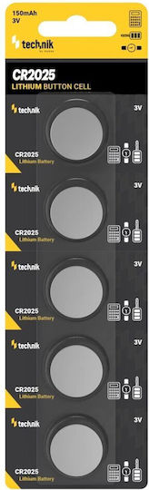 Technik Batterien Lithium für Uhren CR2025 3V 5Stück