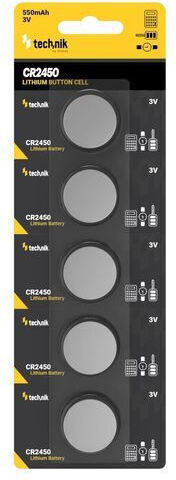 Technik Baterii Litiu pentru ceasuri CR2450 3V 5buc