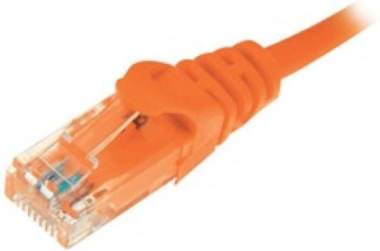 U/UTP Cat.5e (Gigabit) Καλώδιο Δικτύου Ethernet 1m Πορτοκαλί 20τμχ