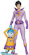 Dc Retro Super Friends Actionfigur Jayna & Gleek Rote Platin Edition 15 Cm