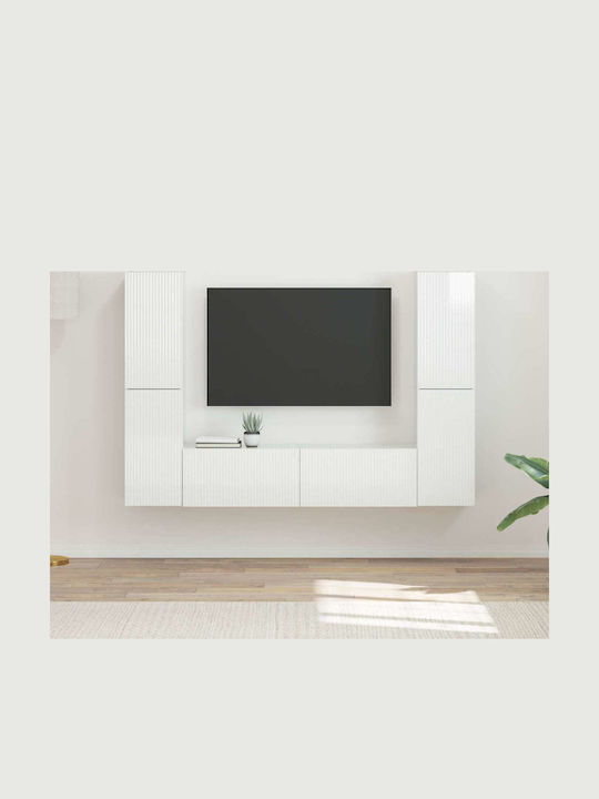 Living Room TV Unit White with Lighting M31xW30...