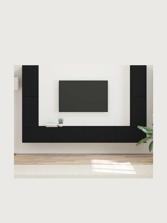 Living Room TV Unit Black M31xW30xH60cm