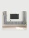 Wohnzimmer TV-Einheit Gray Sonoma L30xB31xH60cm