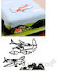 Set 6 Inele Pentru Torturi Avion Patchwork