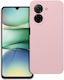 Forcell Powder Back Cover Σιλικόνης 2mm Ροζ (Redmi A5)
