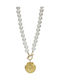 Awear Halskette Halsband aus Vergoldet Stahl