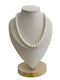 Awear Necklace from Steel with Pearls 8mm