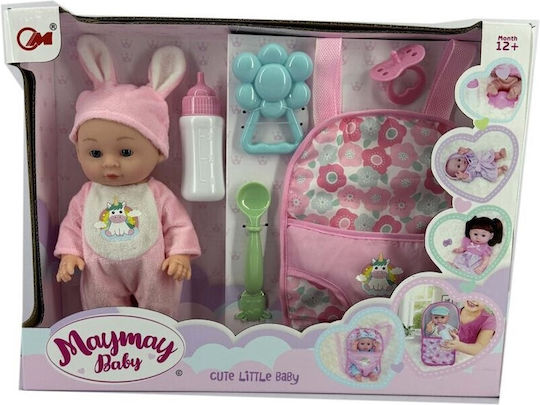 Blue Toys Σετ με Μωρό Κούκλα May May