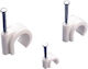Wire Clip Round 14/45 White Nc6nwe45 Kss 100 Pieces 02.022.0086