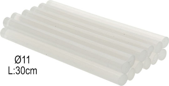 Hot Glue Sticks Transparent Silicone Glue Gun 11mm X 30cm 1 Kilo 35 Pieces