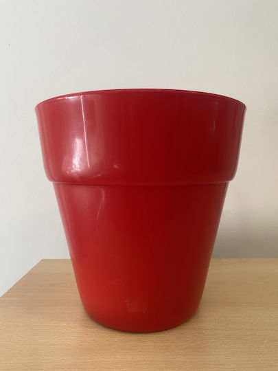 Plant Pot Plastic Red