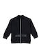 Kinder-Sweatshirtjacke Baumwolle mit Kapuze Rot
