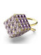 Swarovski Damen Ring mit Steinen aus Stahl