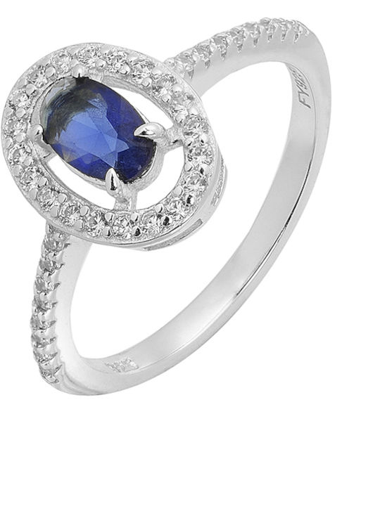 Prince Silvero Ring with Stones made of Silver