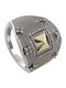 Oxette Ring with Zircon Gold Plated